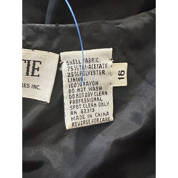 BLACK TIE He-ro Industries BEADED SEQUINED EVENING FORMAL Art Deco PARTY Dress - Picture 9 of 12